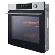 LG Ugradbena pećnica InstaView™, tehnologije EasyClean™ i ThinQ™, 76L kapacitet, detail view, WSED7612S, thumbnail 12