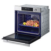 LG Ugradbena pećnica InstaView™, tehnologije EasyClean™ i ThinQ™, 76L kapacitet, side view, WSED7612S, thumbnail 15