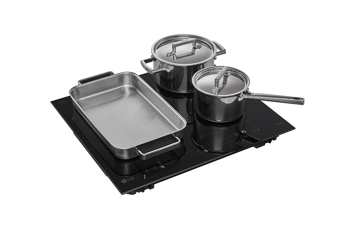 LG Ugradbena indukcijska ploča za kuhanje, Boost funkcija, Flex način rada, LeftSide Cookware, CBIZ2437B, thumbnail 9