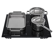 LG Ugradbena indukcijska ploča za kuhanje, Boost funkcija, Flex način rada, Front Cookware, CBIZ2435B, thumbnail 3