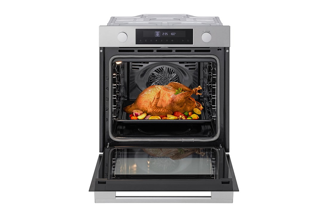 LG Ugradbena pećnica, funkcija prženja na vrući zrak, kapacitet 72 l, front view, WS5D7230S, thumbnail 3