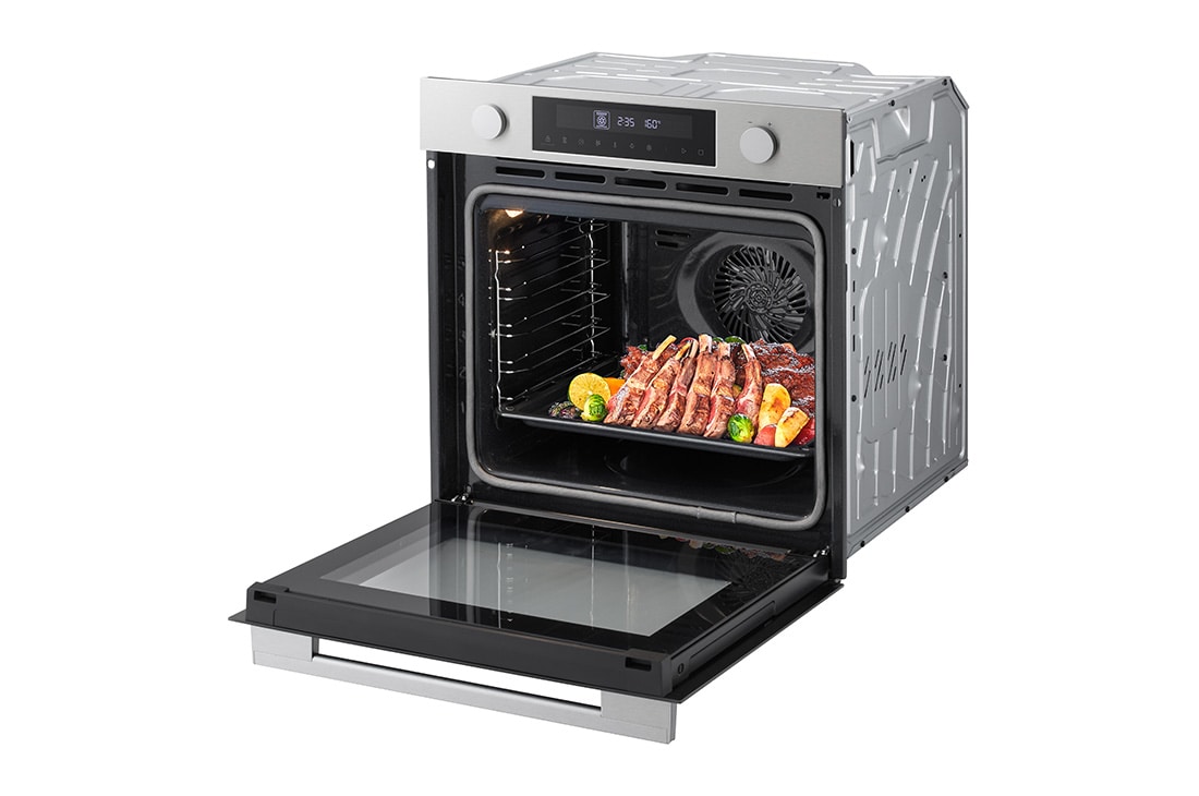 LG Ugradbena pećnica, funkcija prženja na vrući zrak, kapacitet 72 l, detail view, WS5D7230S, thumbnail 10