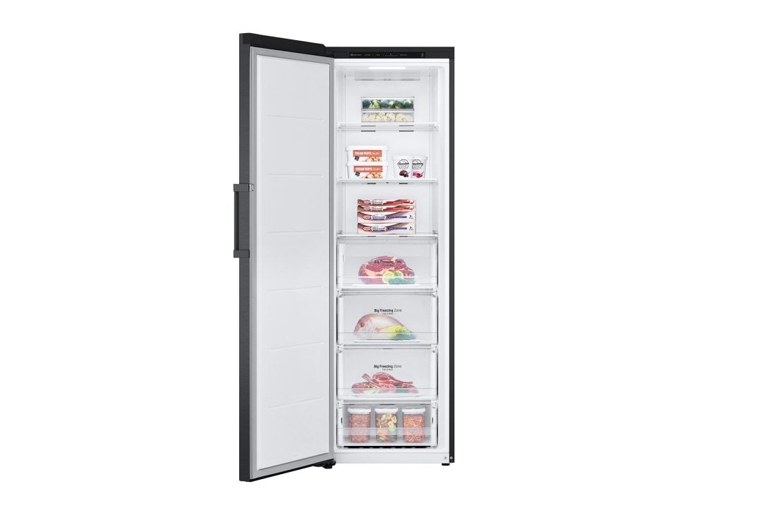 LG Zamrzivač s jednim vratima, kapacitet 324L, Otvorena prednja vrata s pogledom na hranu, GFT41MCGSF, thumbnail 2