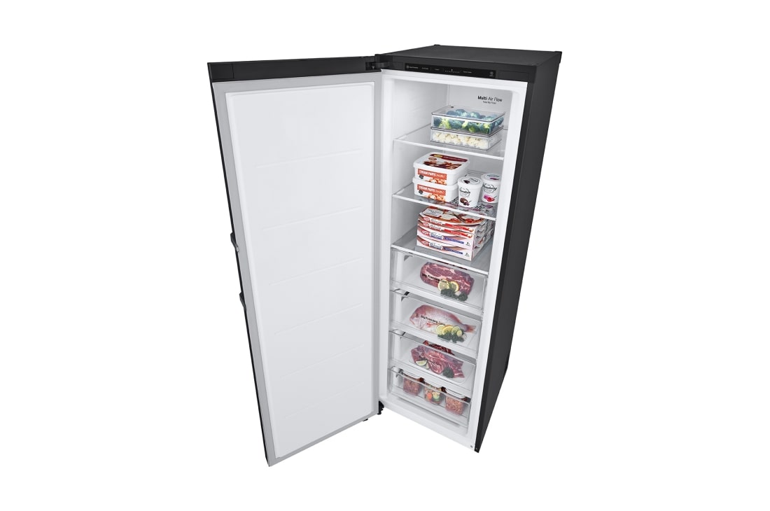 LG Zamrzivač s jednim vratima, kapacitet 324L, Otvorena lijeva vrata s pogledom na hranu, GFT41MCGSF, thumbnail 10