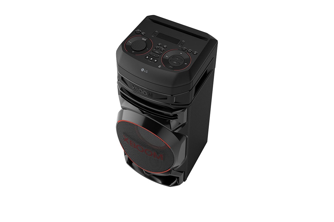 LG XBOOM RNC5, prikaz gornje strane iz kuta od 45 stupnjeva s desnom stranom prema naprijed, RNC5, thumbnail 7