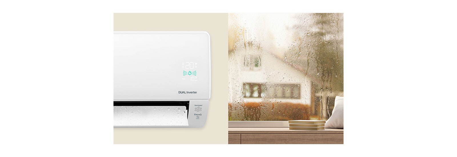 klimatizacijski uređaj koji upravlja vlagom u kući