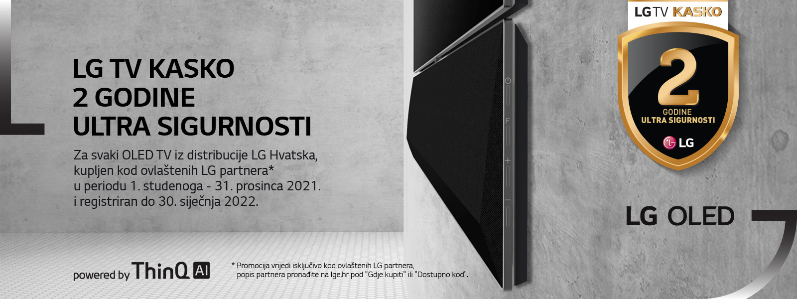 LG TV KASKO 2 GODINE ULTRA SIGURNOSTI