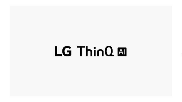 This card describes voice commands. The LG ThinQ AI logo is displayed.