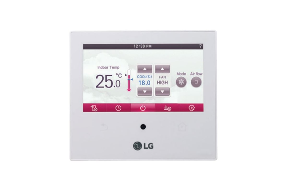 LG Egyedi vezérlő, vezetékes vezérlő, prémium, Elölnézet, PREMTA000