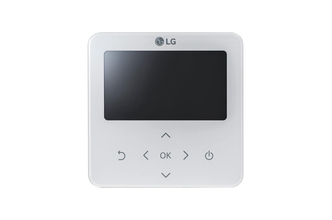 LG Egyedi vezérlő, vezetékes vezérlő, Standard III, fehér, 'Elölnézet, PREMTB100