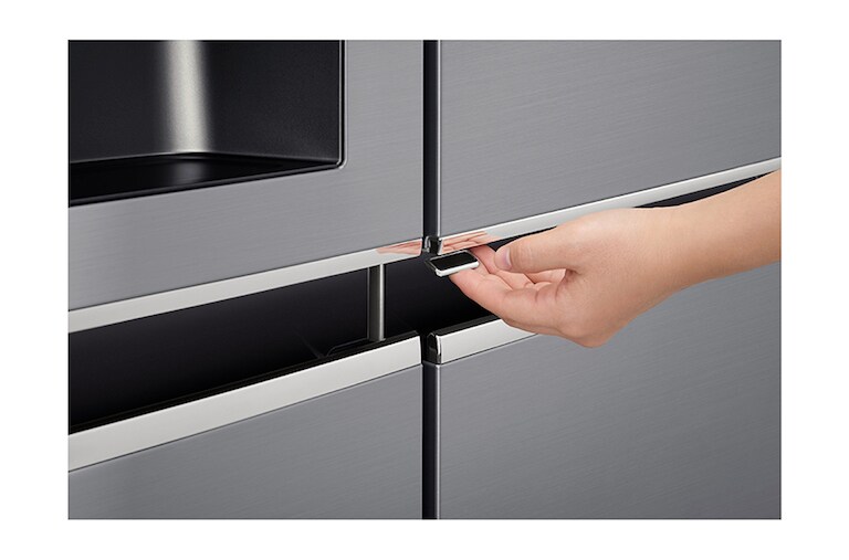 LG Door-in-Door™ Side-by-Side hűtőszekrény, ThinQ™ technológia, 625L kapacitás, GSJ760PZXV, thumbnail 3