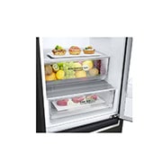 LG  Alulfagyasztós hűtőszekrény DoorCooling+™ technológiával, 341 L kapacitás, GBB61BLHZN, thumbnail 3