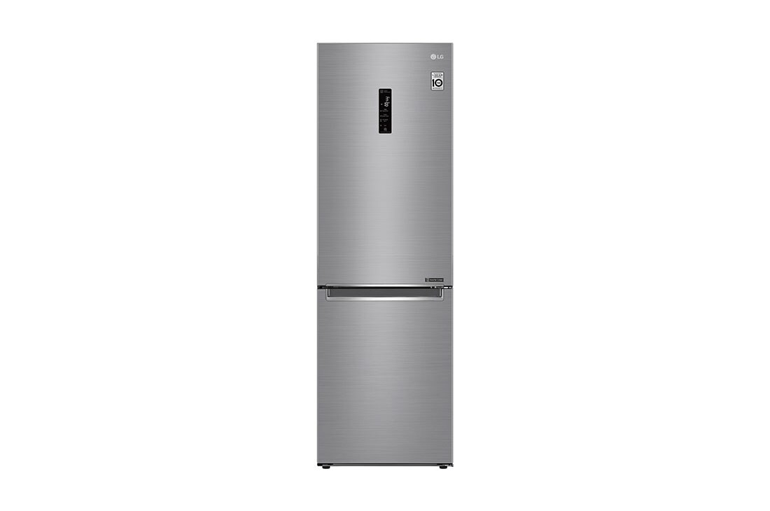 LG  Alulfagyasztós hűtőszekrény DoorCooling+™ technológiával, 341 L kapacitás, GBB61PZHZN