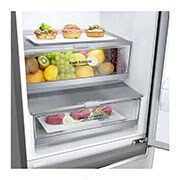LG  Alulfagyasztós hűtőszekrény DoorCooling+™ technológiával, 379 L kapacitás, GBF72NSDZN, thumbnail 3
