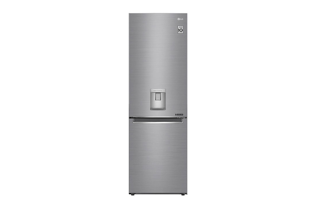 LG Alulfagyasztós hűtőszekrény, DoorCooling⁺™ technológia, 341L kapacitás, Alulfagyasztós hűtőszekrény DoorCooling+™ technológiával, 341 L kapacitás, GBF61PZJMN