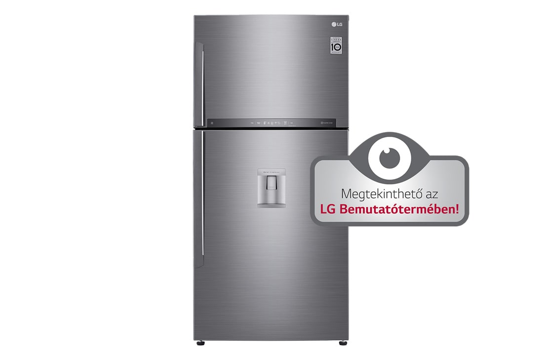 LG Felülfagyasztós hűtőszekrény, DoorCooling⁺™ és ThinQ™ technológia, 592L kapacitás, GTF916PZPYD