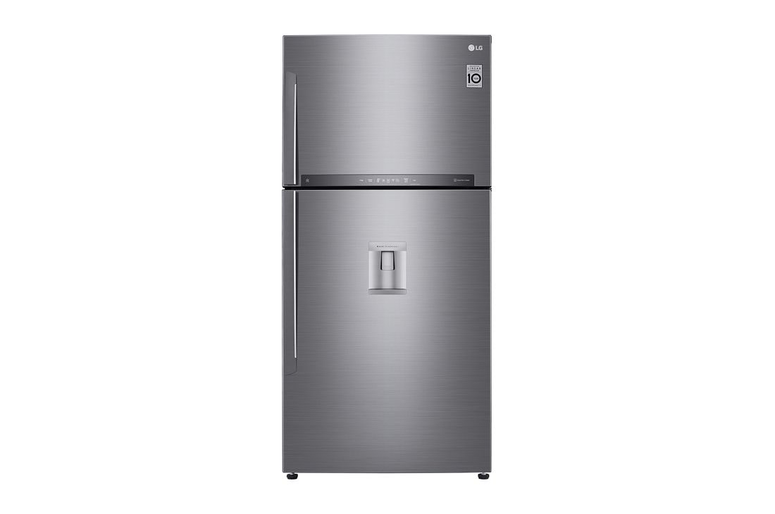 LG GTF916PZPYD felülfagyasztós hűtőszekrény, Total NoFrost, inox, A++