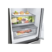 LG Alulfagyasztós hűtőszekrény, DoorCooling⁺™ és ThinQ™ technológia, 384L kapacitás, GBB72PZUGN, GBB72PZUGN, thumbnail 3