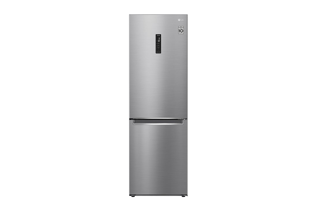 LG Alulfagyasztós hűtőszekrény, DoorCooling⁺™ és ThinQ™ technológia, 341L kapacitás, GBB71PZUGN, GBB71PZUGN