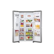 LG Side-by-Side hűtőszekrény, DoorCooling⁺™ és ThinQ™ technológia, 635L kapacitás, GSLV71PZTM, GSLV71PZTM, thumbnail 14