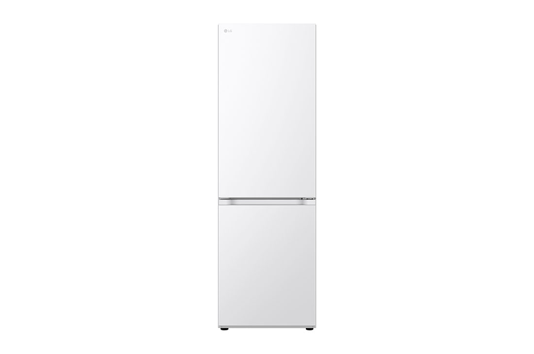 LG Alulfagyasztós hűtőszekrény, DoorCooling+™ technológia, 344L kapacitás, Elölnézet, GBV3100DSW
