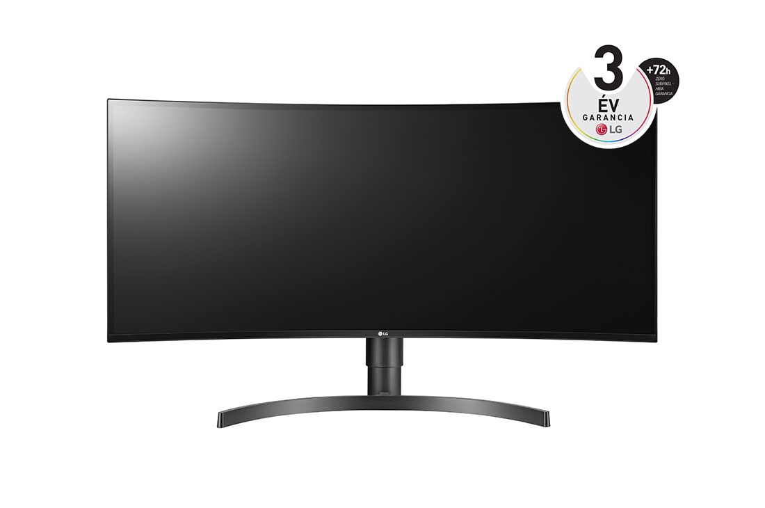 LG 34” méretű ívelt UltraWide™ QHD (3440 x 1440) IPS Monitor, 34WL85C-B