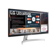 LG 29”-os UltraWide™ Full HD (2560x1080) HDR IPS monitor, Térbeli nézet, 29WN600-W, thumbnail 4