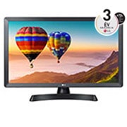 LG 23,6'' méretű nagy betekintési szögű TV monitor, elölnézet, 24TN510S-PZ, thumbnail 1