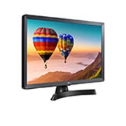 LG 23,6'' méretű nagy betekintési szögű TV monitor, Térbeli nézet, 24TN510S-PZ, thumbnail 4