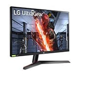 LG 27'' méretű Ultragear™ IPS gaming monitor HDR10-zel és AMD FreeSync™ (Premium) technológiával  , Térbeli nézet, 27GN800-B, thumbnail 4