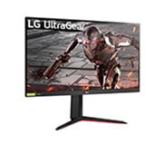 LG 31,5”-os UltraGear™ Full HD gaming monitor 165 Hz-es képfrissítéssel és 1 ms-os MBR válaszidővel, NVIDA® G-SYNC® kompatibilis, +15 fokos oldalnézet, 32GN550-B, thumbnail 3