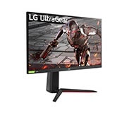 LG 31,5”-os UltraGear™ Full HD gaming monitor 165 Hz-es képfrissítéssel és 1 ms-os MBR válaszidővel, NVIDA® G-SYNC® kompatibilis, Térbeli nézet, 32GN550-B, thumbnail 4