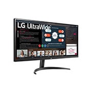 LG 34”-os 21:9 UltraWide™ Full HD IPS monitor AMD FreeSync™ technológiával, +30 fokos oldalnézet, 34WP500-B, thumbnail 4
