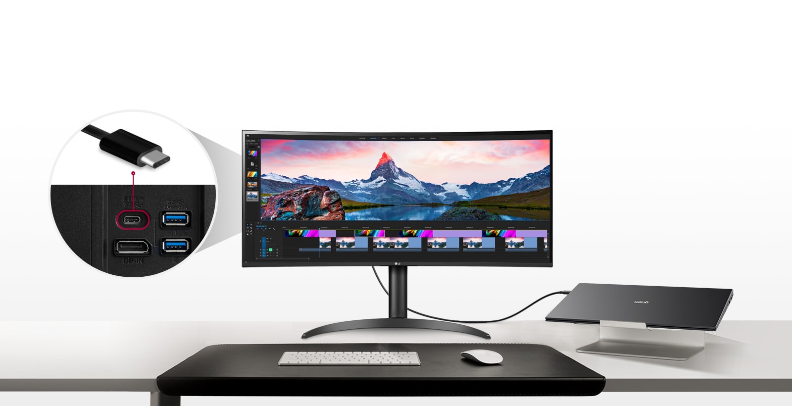 Az USB Type-C™ könnyű kezelhetőséget és csatlakoztathatóságot biztosít