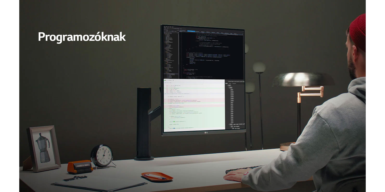 LG DualUp Monitor a programozók számára