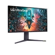 LG 31,5'' méretű 4K UHD IPS UltraGear™ gaming monitor 1ms-os válaszidővel és NVIDIA G-Sync™ kompatibilitással, +15 fokos oldalnézet, 32GQ950-B, thumbnail 4