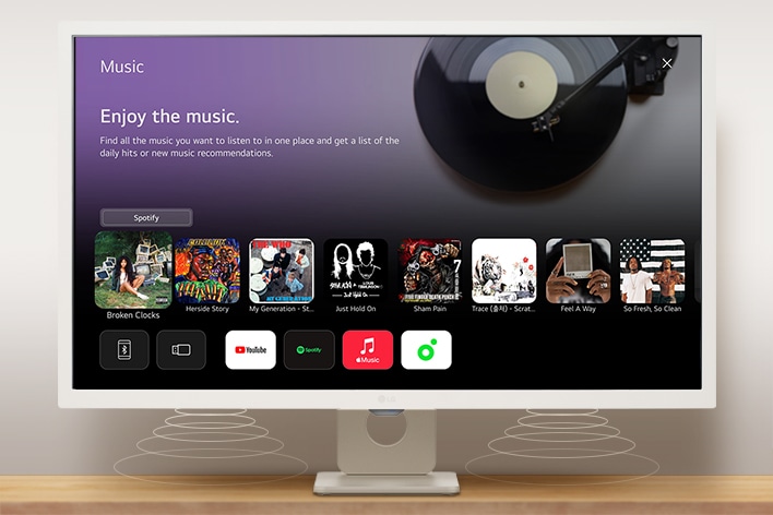 webOS 23 – Ascultarea muzicii.