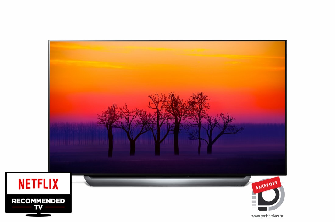 LG 77'' (196 cm) OLED TV Cinema HDR technológiával, webOS 4.0 Smart rendszerrel és Dolby Atmos® hangrendszerrel, OLED77C8LLA