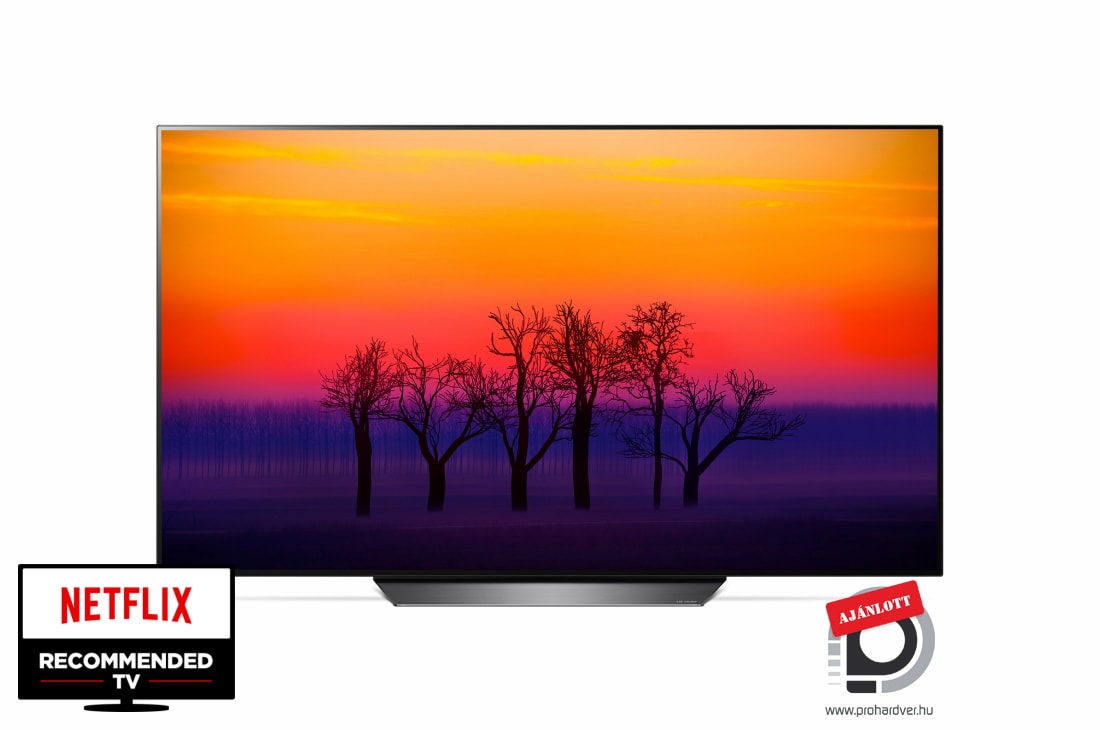LG 55'' (139 cm) OLED TV Cinema HDR technológiával, webOS 4.0 Smart rendszerrel és Dolby Atmos® hangrendszerrel, OLED55B8PLA