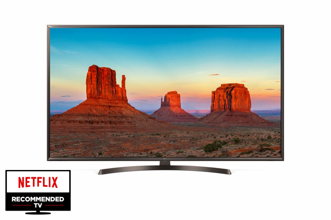 LG 49'' (124 cm) Ultra HD TV 4K Active HDR technológiával és webOS 4.0 operációs rendszerrel, 49UK6400PLF