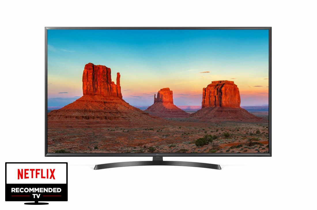 LG 65'' (165 cm) Ultra HD TV 4K Active HDR technológiával és webOS 4.0 operációs rendszerrel, 65UK6470PLC