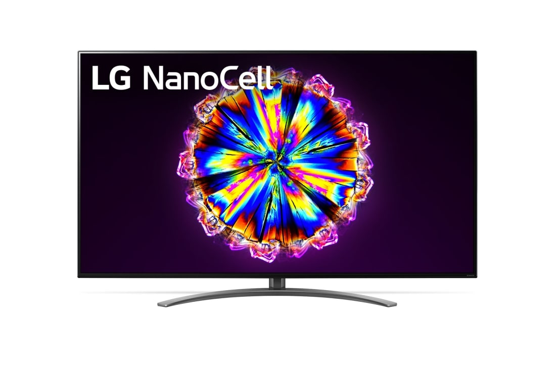 LG NanoCell 75'' NANO91 4K TV HDR Smart (191 cm), Az LG NanoCell TV elölnézete, 75NANO913NA
