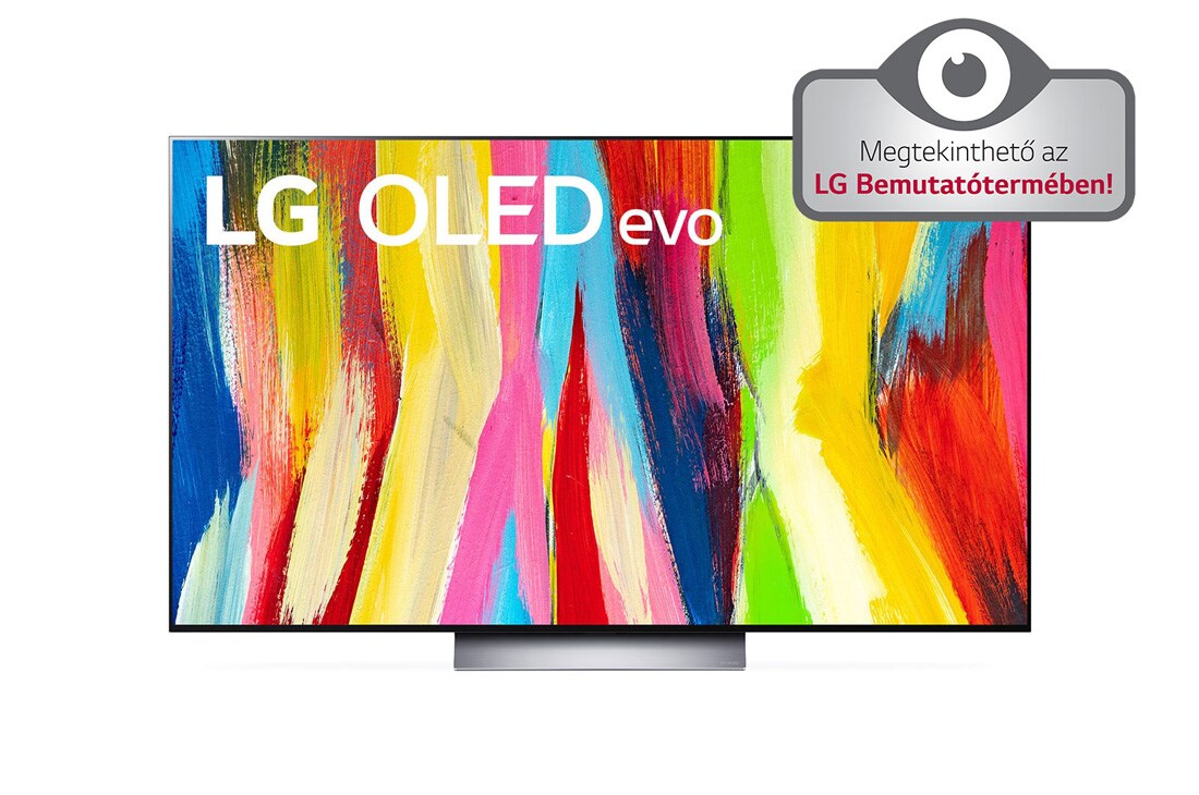 LG OLED evo C2 55'' 4K Smart TV, Elölnézet , OLED55C21LA