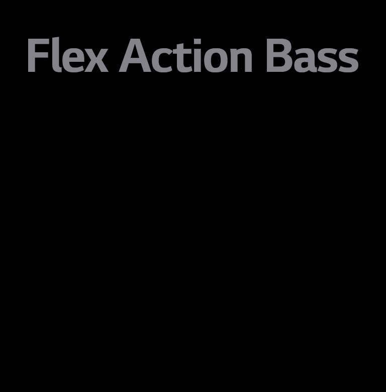 A „Flex Action Bass” szöveg