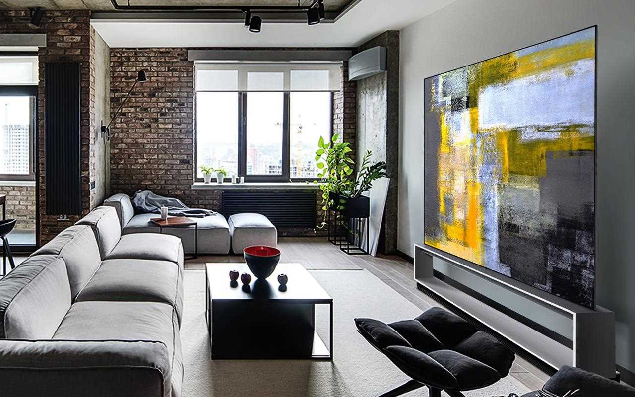Egy LG 8K tévé megteremti a tökéletes házimozi szobát.
