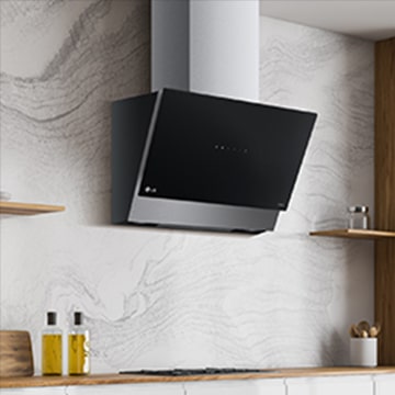 קולט אדים מותקן של LG. 