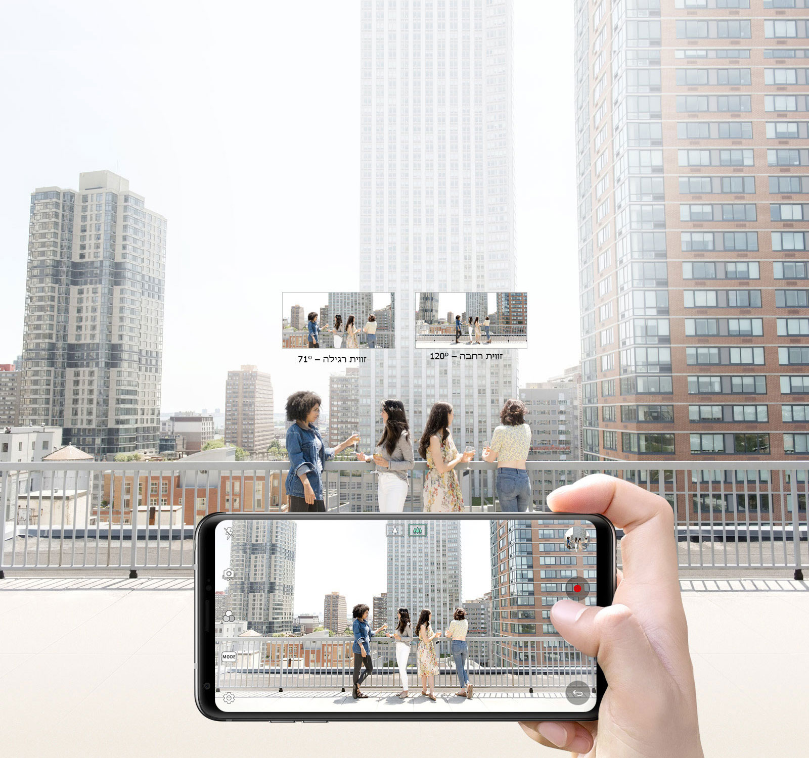 יכולת צילום בזווית רחבה לתפוס את הרגע בגדול1