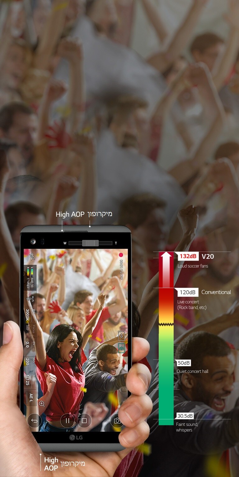 להקליט קול באיכות HD2