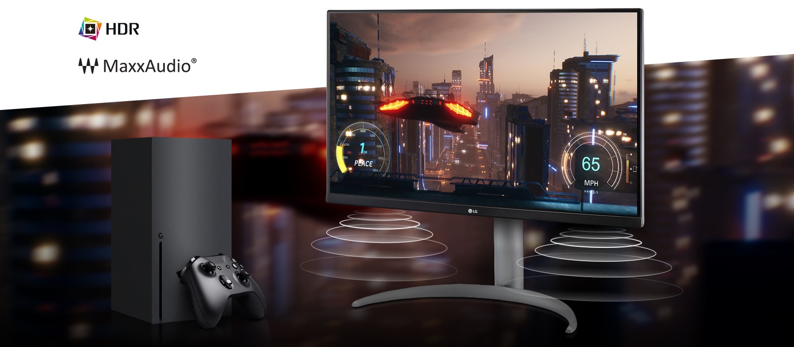 חוויה סוחפת עם קונסולת הגיימינג 4K HDR.