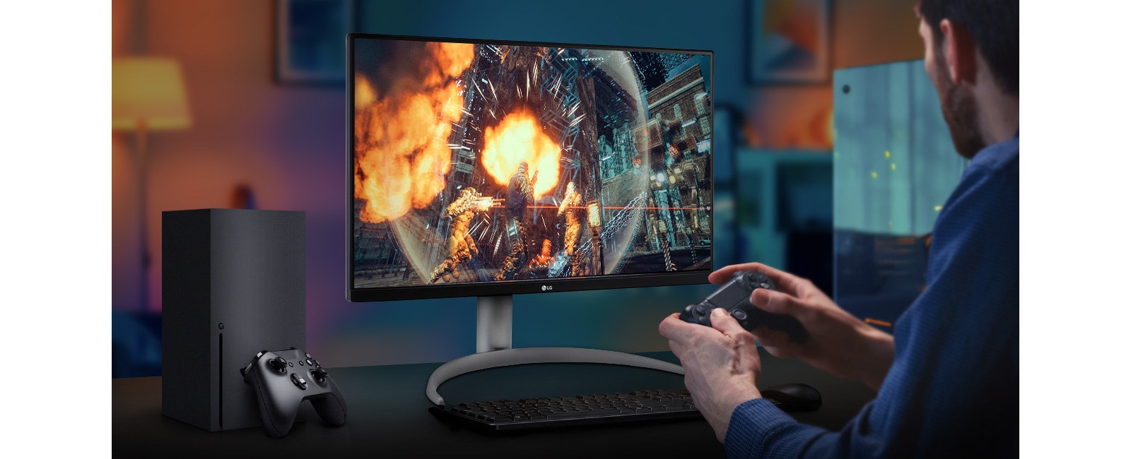 חוויית משחק סוחפת לגיימרים בקונסולות באמצעות גרפיקה בתנועה חלקה ומסונכרנת.